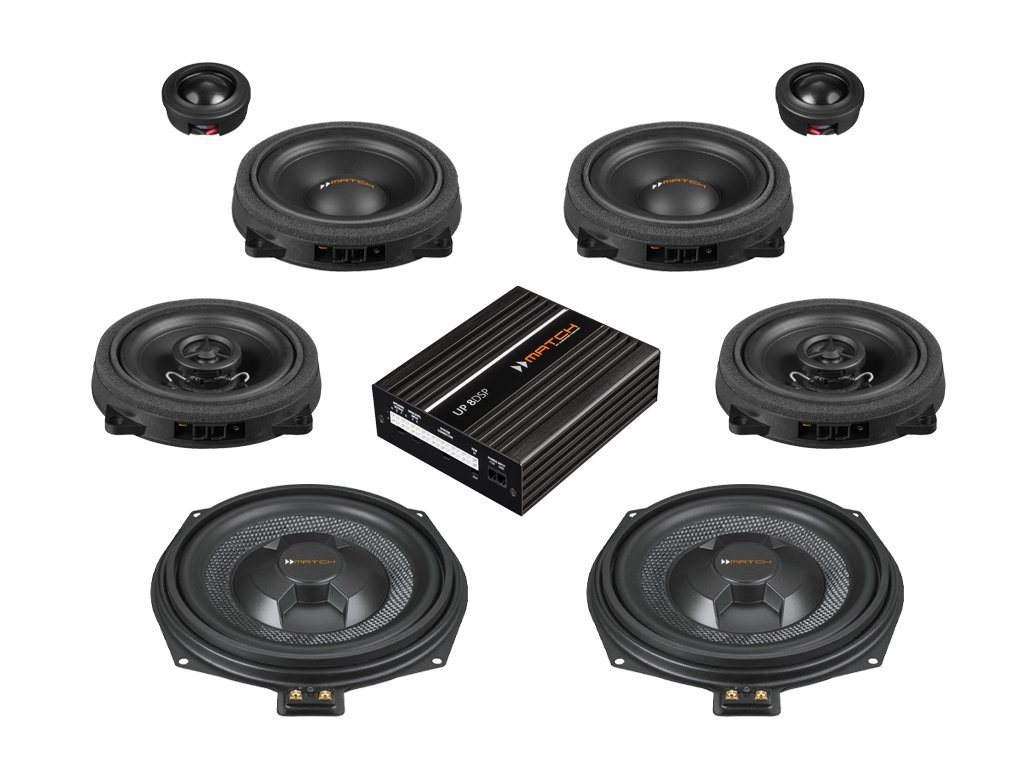 Stage 2 - kompletní ozvučení do BMW 3 - E90,E91,E92,E93 (2005-2012) se základním audio systémem