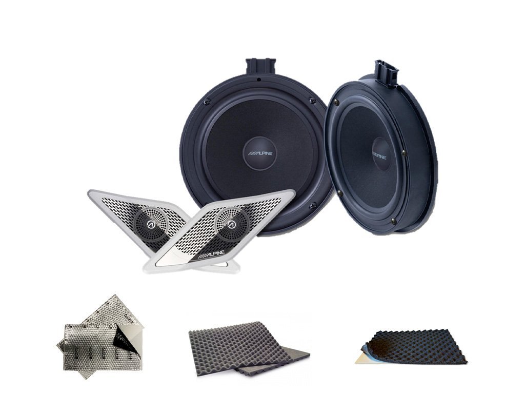 SET - přední reproduktory do Volkswagen Crafter II (2017-) - Alpine SPC106CRA2
