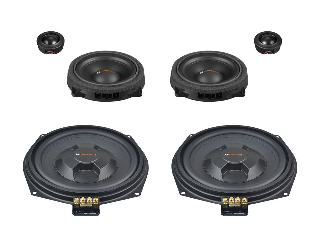 Stage 1 - ozvučení do BMW 3 - E90,E91,E92,E93 (2005-2012) se základním audio systémem